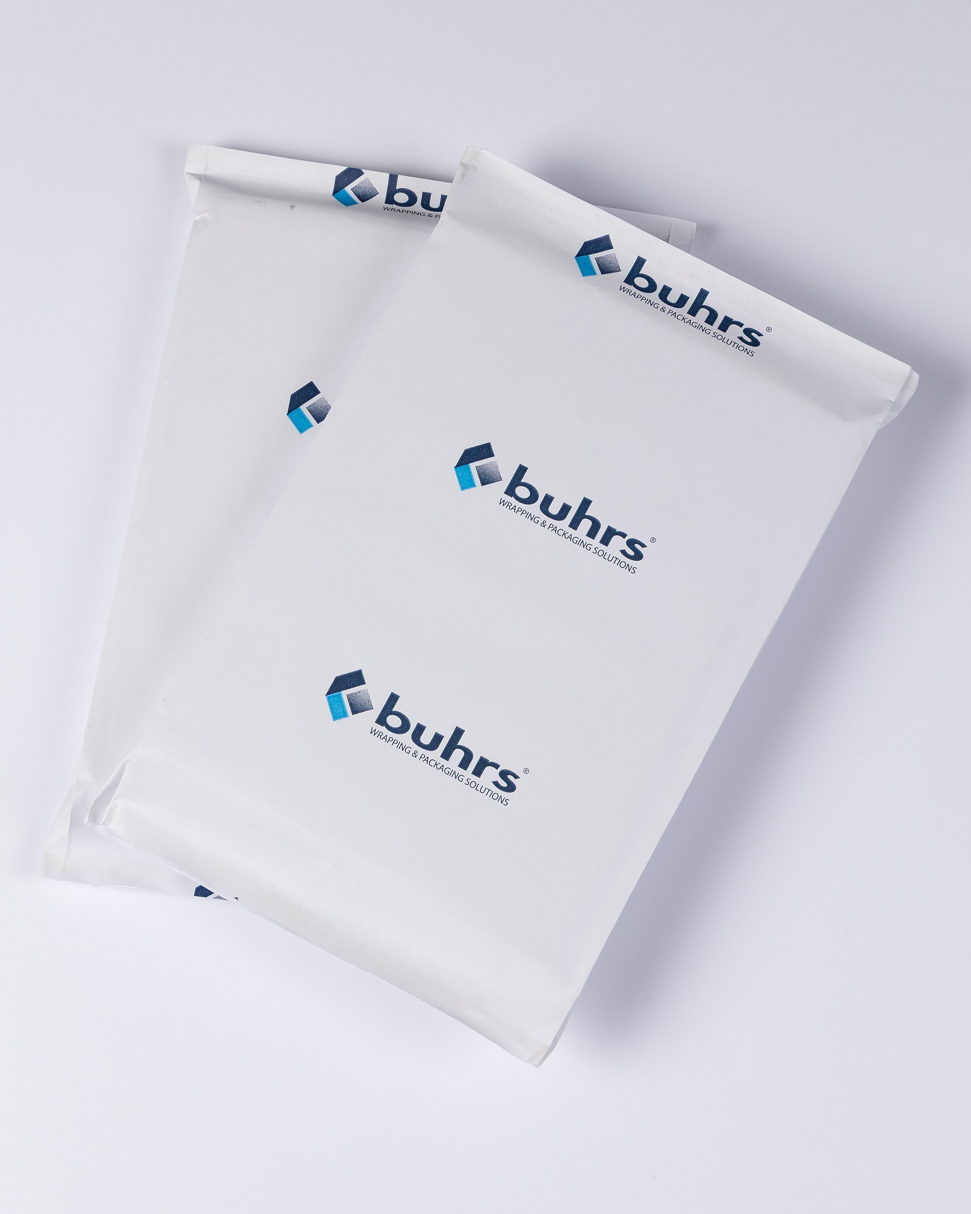 Paperwrapping med merkevare på