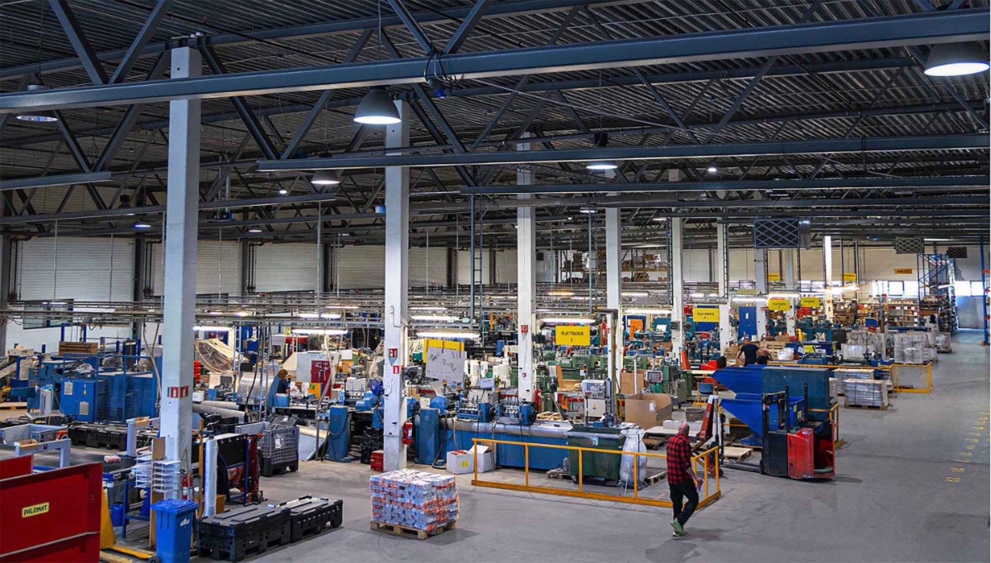 Aksell logistikk innendørs lager